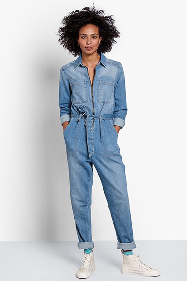 Joanie Denim Boiler Suit from Hush