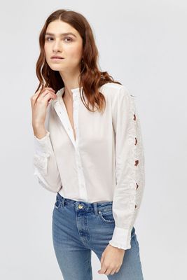 Voile Embroidered Blouse from Warehouse