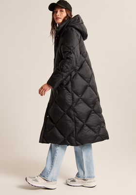 Ultra Long Quilted Puffer