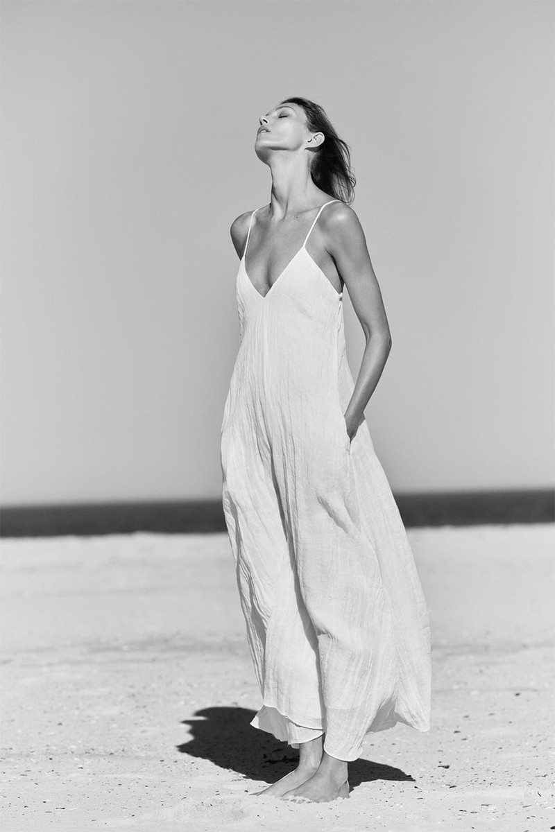 Linen Blend Dress