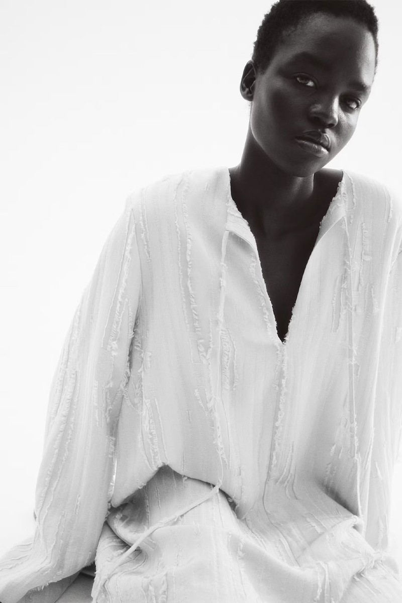 Jacquard-Weave Dress