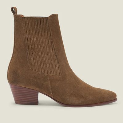 Leather Ankle Boots from Sandro
