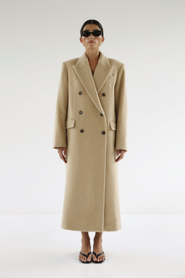 Drew Double-Breasted Coat from Almada Label