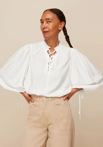 Tie Neck Detail Blouse from Whistles