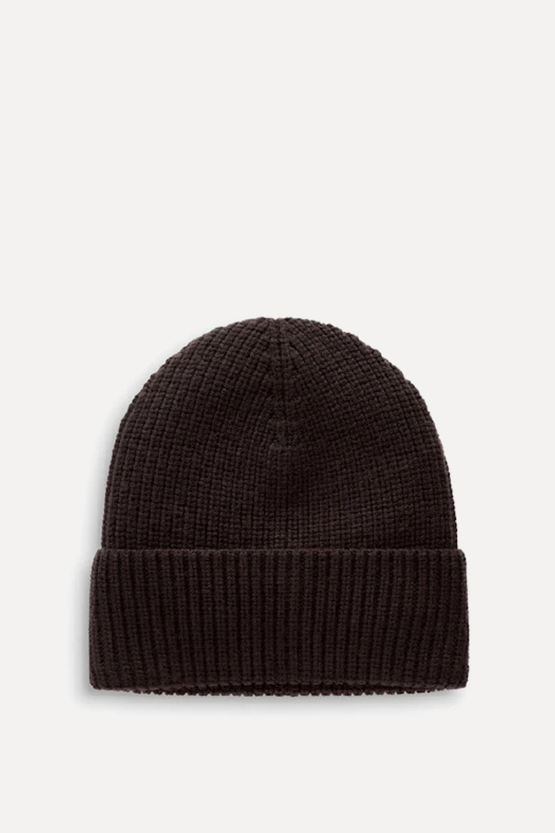 100% Merino Wool Ribbed Beanie