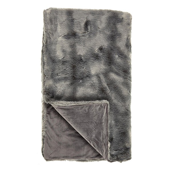 Long-Fibre Faux Fur Throw from John Lewis & Partners