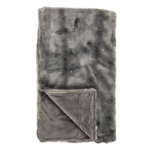 Long-Fibre Faux Fur Throw from John Lewis & Partners 