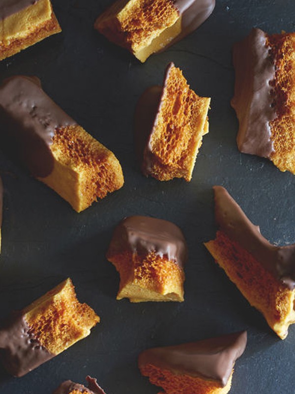 Chocolate Coated Honeycomb Bites