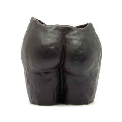 Popotin Ceramic Vase in Black