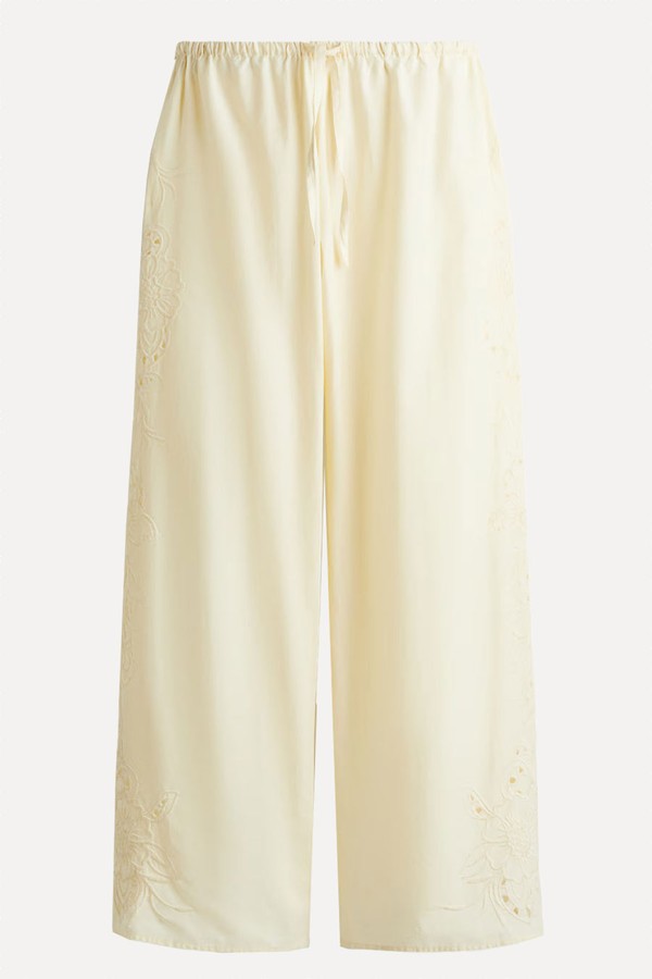 Embroidered Pyjama Bottoms