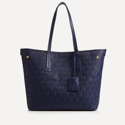 Little Marlborough Tote Bag in Iphis Embossed Leather from Liberty