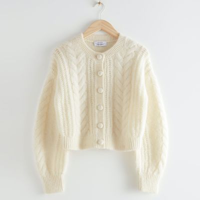Cable Knit Cardigan from & Other Stories 