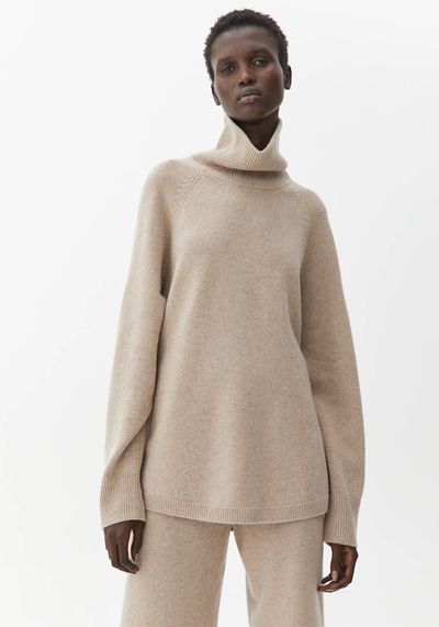 Raglan-Sleeve Cashmere Roll-Neck Jumper from Arket