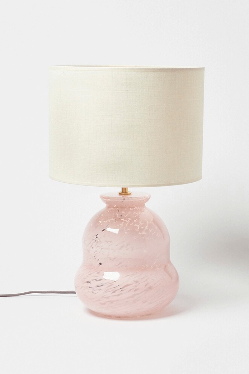 Oakley Glass Desk & Table Lamp from Oliver Bonas