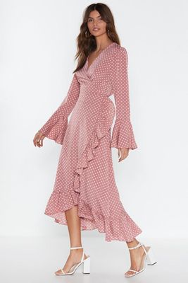 Dot to Have Your Love Polka Dot Midi Dress from Nasty Gal