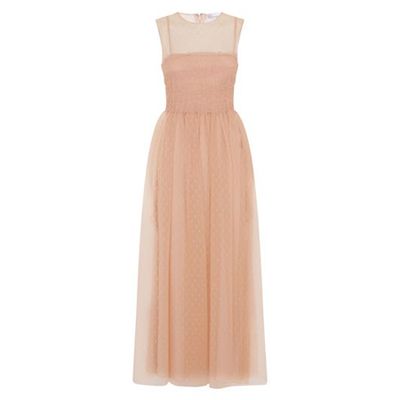 Spotted Tulle Midi Dress from Red Valentino