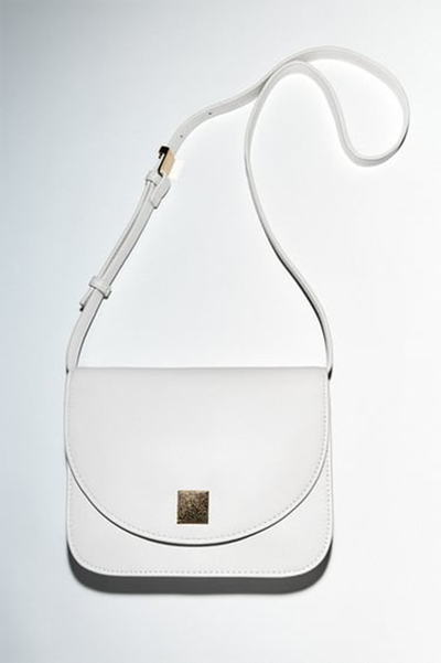 Leather Cross Body Bag from Zara