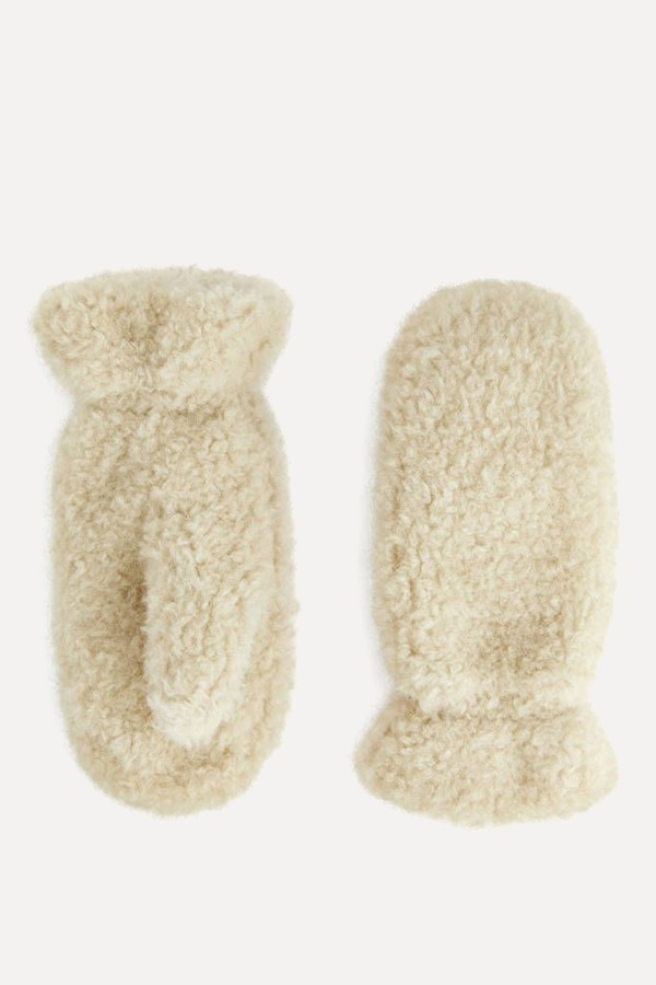 Padded Pile Mittens 