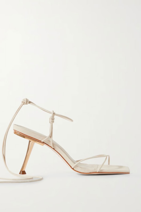 Sanam Knotted Leather Sandals from Cult Gaia