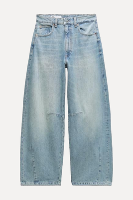 Trf Baggy Balloon Mid Rise Jeans from Zara