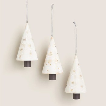 3 Pack Woodland Tree Decorations