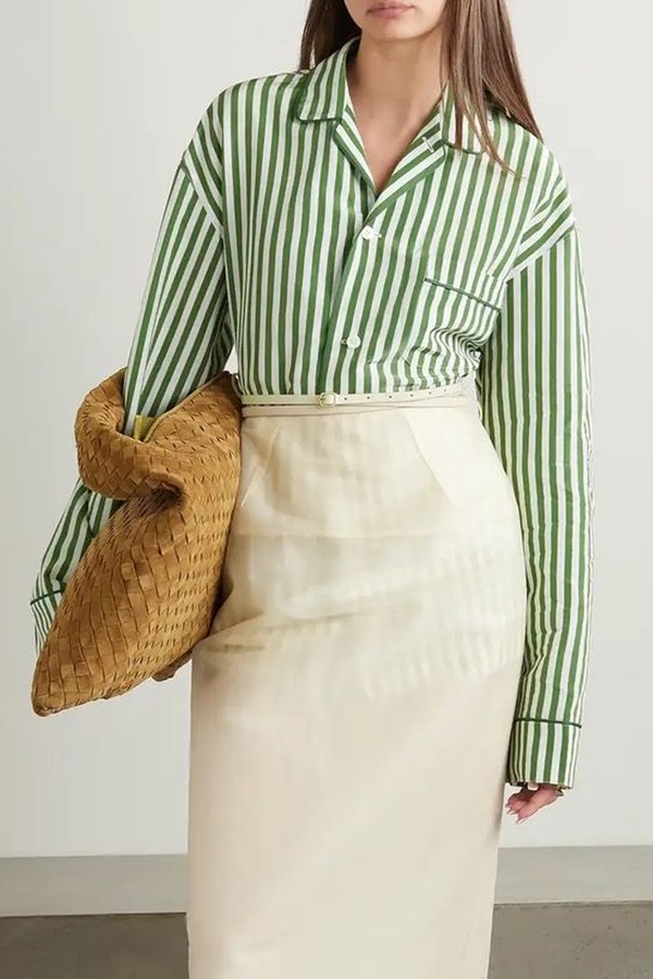 Striped Tech-Shell Shirt from Carven