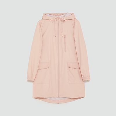 Water Repellent Rubberized Parka from Zara