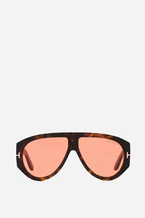 FT1044 Bronson Pilot-Frame Acetate Sunglasses from Tom Ford