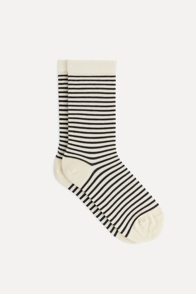 Striped Cotton Socks from ARKET