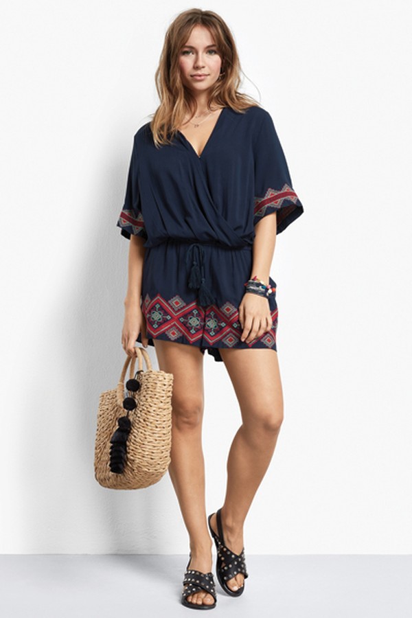 Embroidered Playsuit
