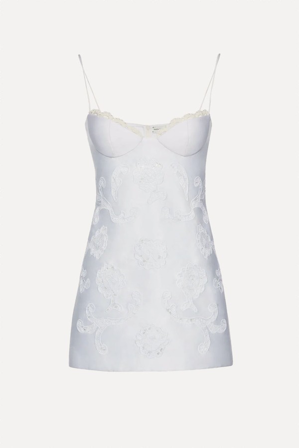 Lace Poplin Bustier Mini Dress from Magda Butrym