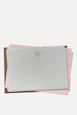 Bow Note Cards In Dove from Memo Press