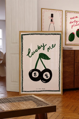 Lucky Me 8 Ball Art Print Poster from Seasons Elements