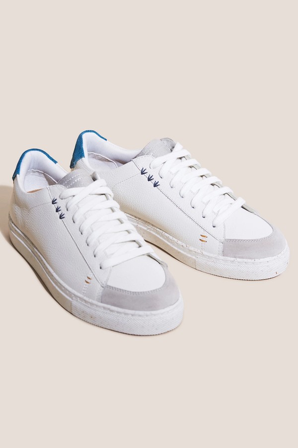 Leather Lace Up Trainers from White Stuff