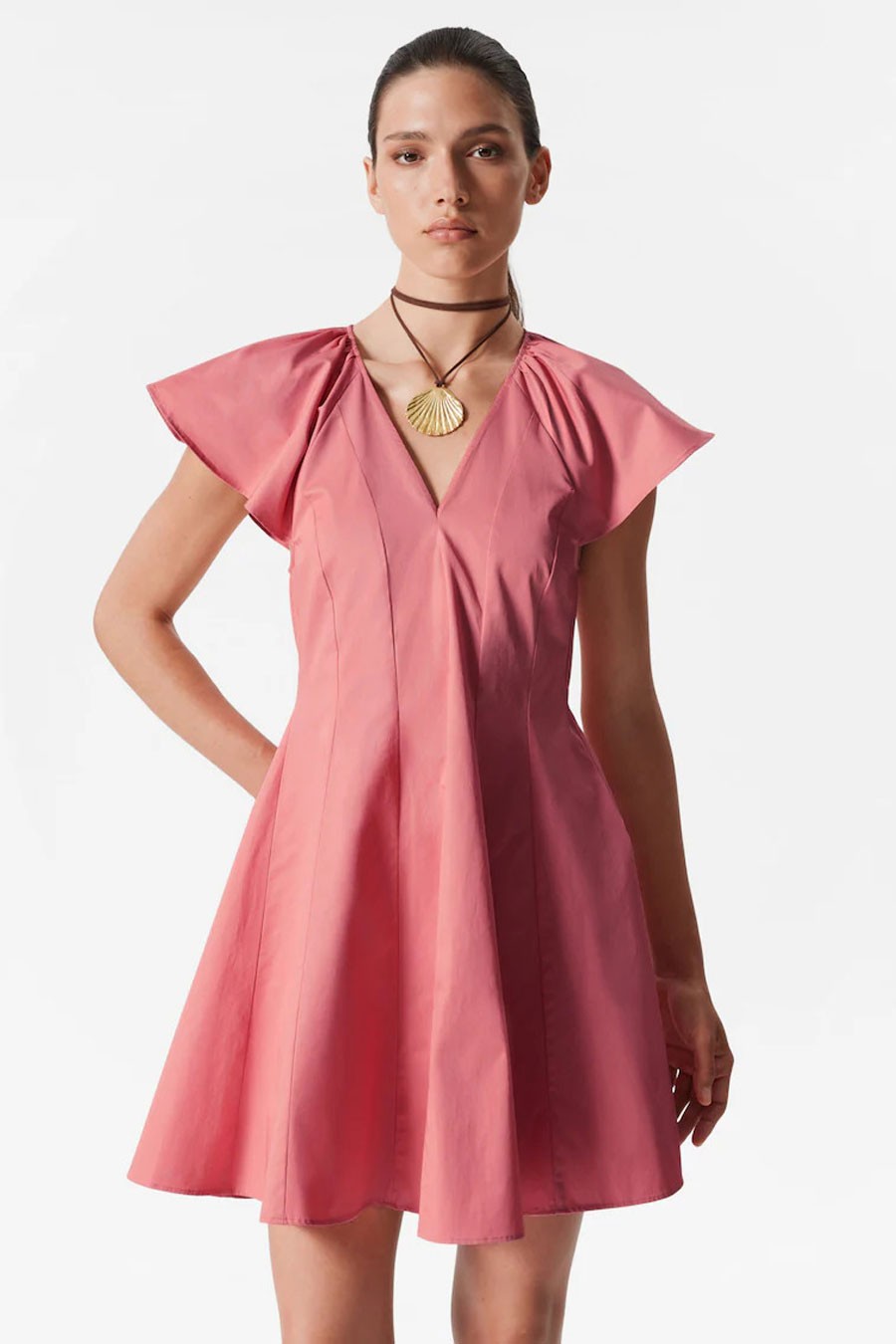 Flared Mini Dress
