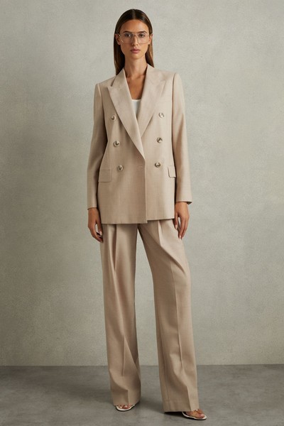 Sadie Wool Double Breasted Suit: Blazer from Reiss