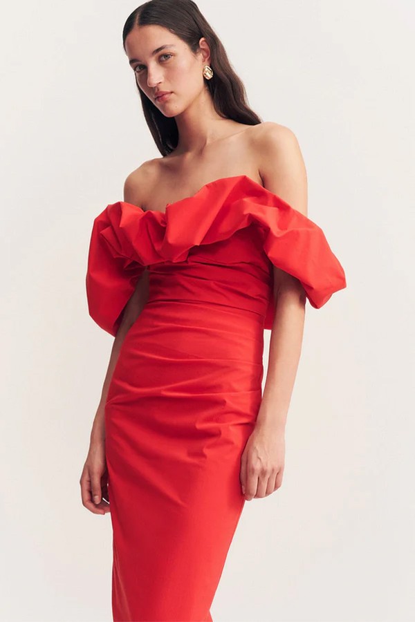 Campbell Off Shoulder Bubble Maxi Dress from Shona Joy
