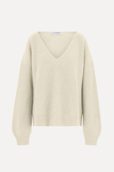 Stella Cashmere Oversized V-Neck Jumper from My Cashmere