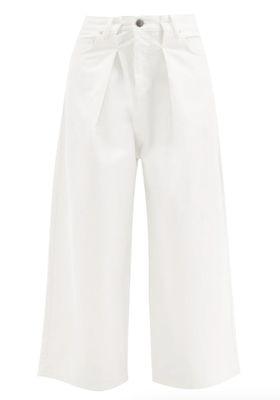 Extra Fold Organic-Cotton Wide-Leg Jeans from Raey