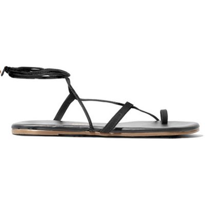 Jo Suede & Leather Sandals from TKEES