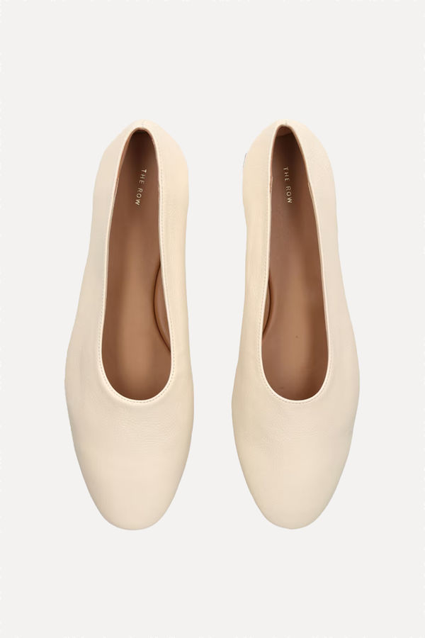 Awar Leather Ballet Flats from The Row