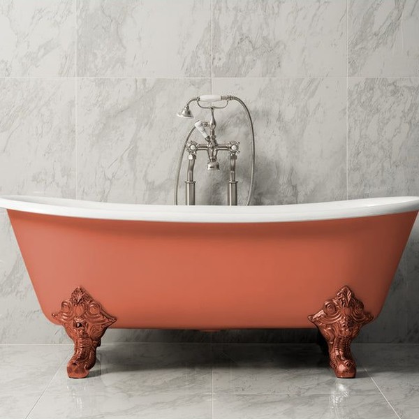 Dolphin Freestanding Cast Iron Bath from Rutland London