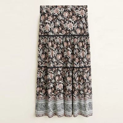 Printed Modal Skirt from Mango