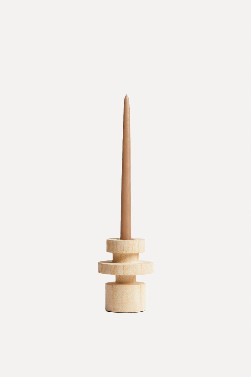 Small Sandstone Candle Holder from H&M