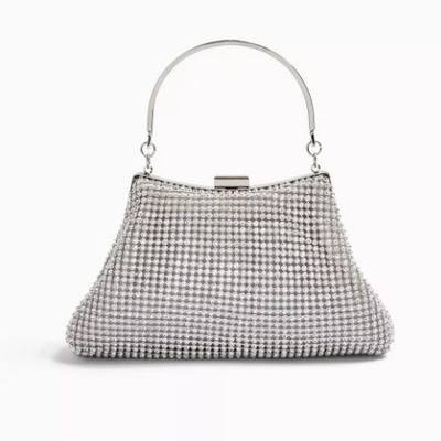 Diamanté Grab Bag from Topshop