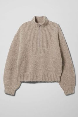 Selina Zip Sweater from Weekday