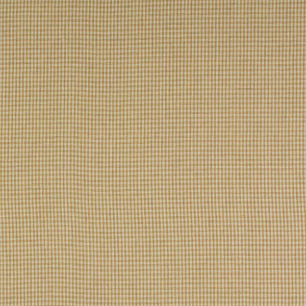Jay Check Gold Fabric from Colefax & Fowler