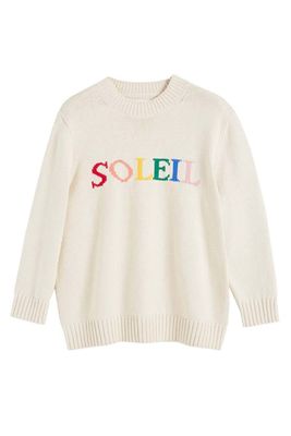 Cream Cotton Soleil Sweater from Chinti & Parker
