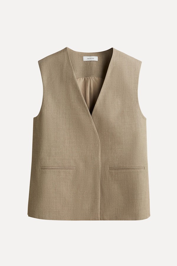 Side-Slit Suit Waistcoat