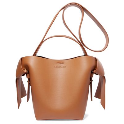 Musubi Mini Knotted Leather Shoulder Bag from Acne Studios